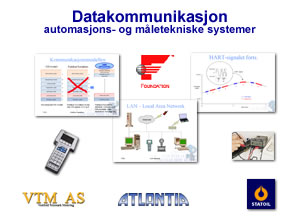 Skjermbilder fra kurs i datakommunikasjon